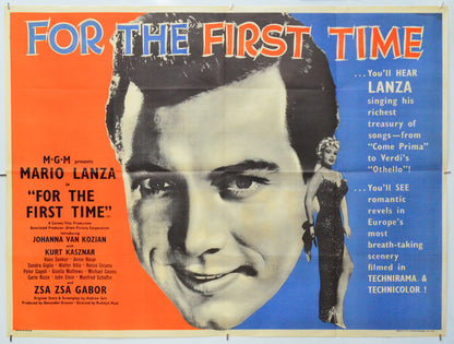 For the First Time - Original Quad Poster - Film Poster - Movie Poster