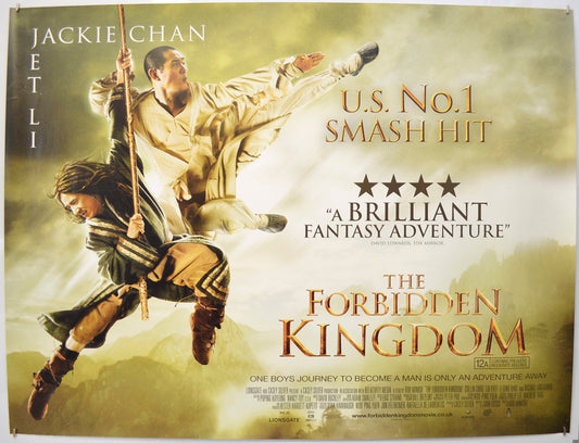 The Forbidden Kingdom  Original Quad Poster - Film Poster - Movie Poster