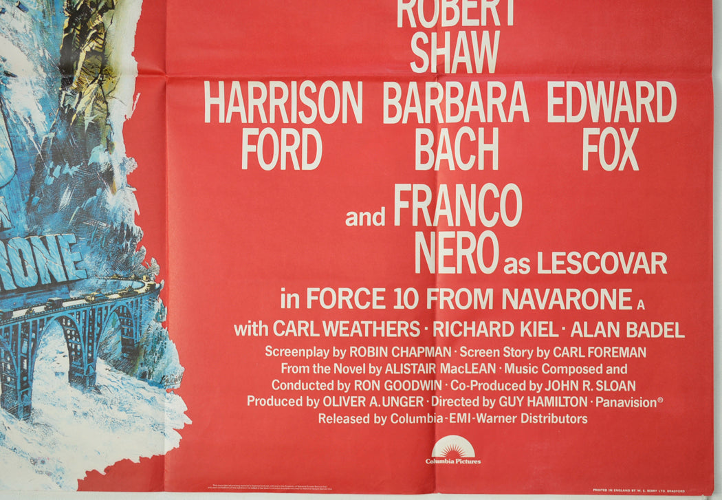 FORCE 10 FROM NAVARONE (Bottom Right) Cinema Quad Movie Poster 