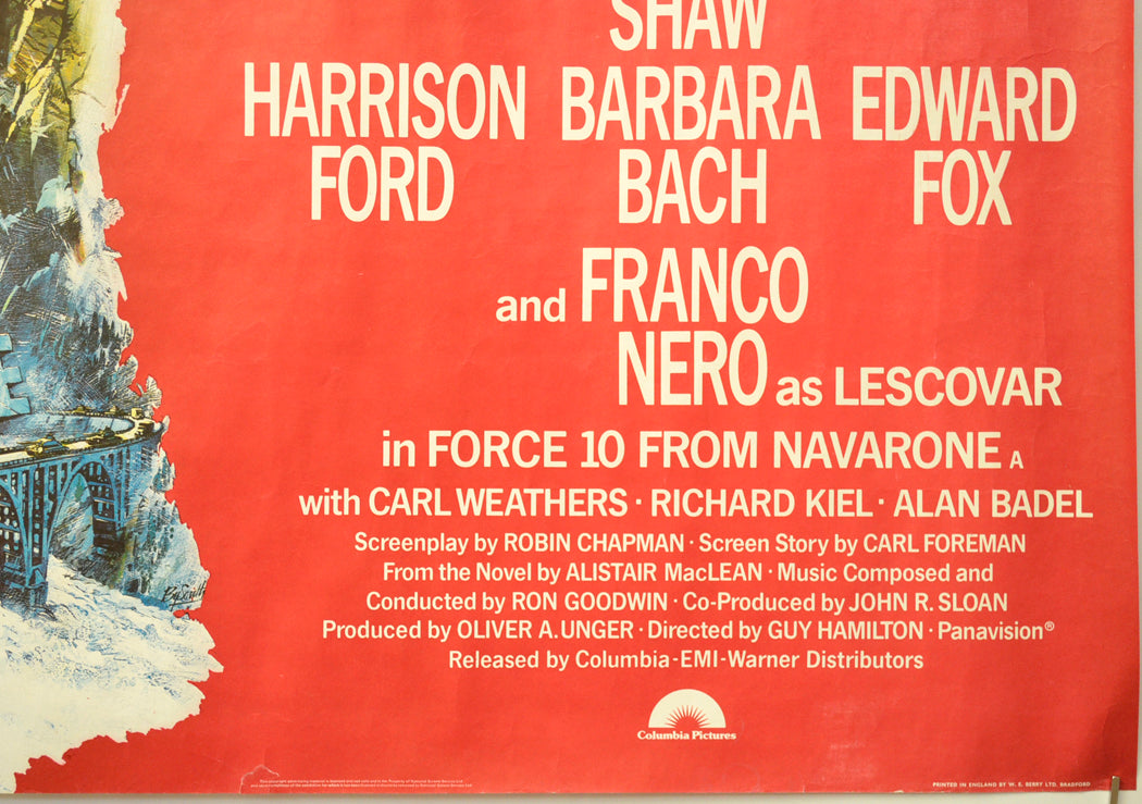 FORCE 10 FROM NAVARONE (Bottom Right) Cinema Quad Movie Poster 