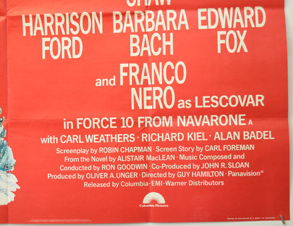 FORCE 10 FROM NAVARONE (Bottom Right) Cinema Quad Movie Poster 