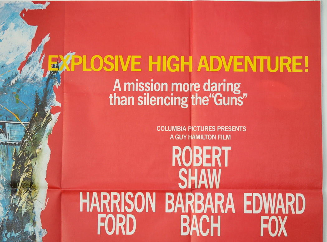 FORCE 10 FROM NAVARONE (Top Right) Cinema Quad Movie Poster 