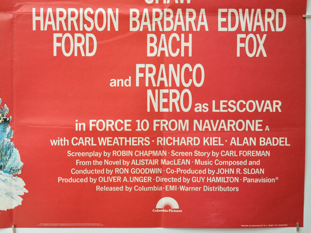 FORCE 10 FROM NAVARONE (Bottom Right) Cinema Quad Movie Poster 