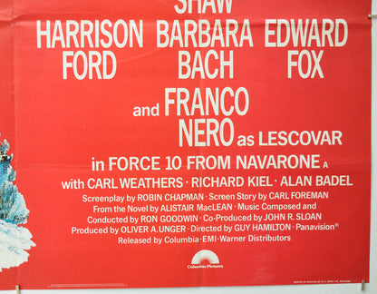 FORCE 10 FROM NAVARONE (Bottom Right) Cinema Quad Movie Poster 