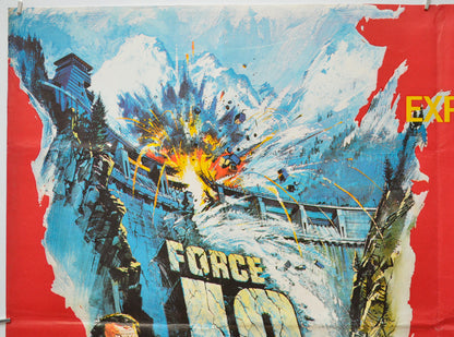 FORCE 10 FROM NAVARONE (Top Left) Cinema Quad Movie Poster 