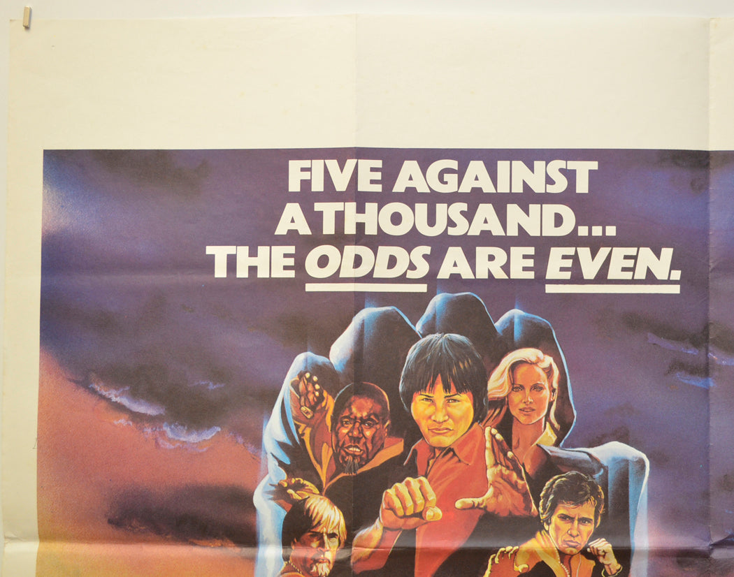 FORCE FIVE (Top Left) Cinema Quad Movie Poster 