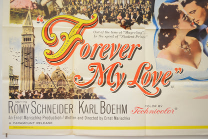 FOREVER MY LOVE (Bottom Left) Cinema Quad Movie Poster 