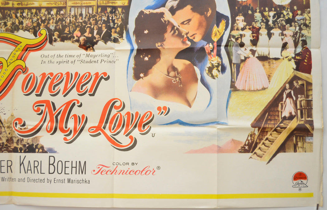 FOREVER MY LOVE (Bottom Right) Cinema Quad Movie Poster 