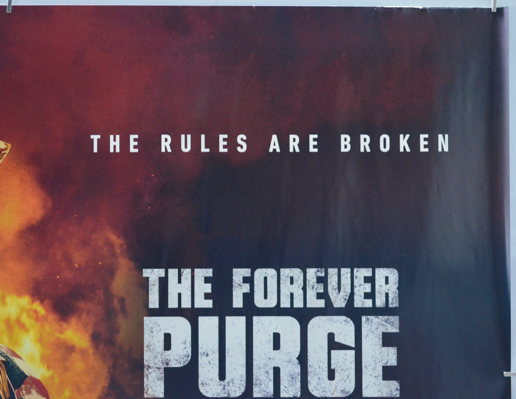 THE FOREVER PURGE (Top Right) Cinema Quad Movie Poster 