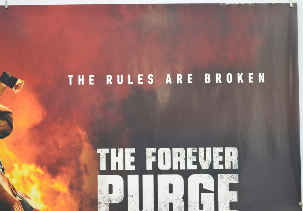 THE FOREVER PURGE (Top Right) Cinema Quad Movie Poster 