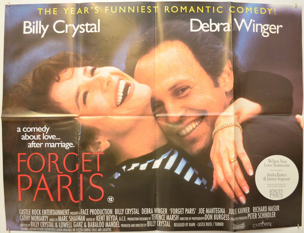 Forget Paris Original Quad Poster - Film Poster - Movie Poster