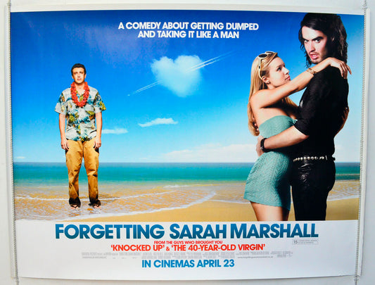 Forgetting Sarah Marshall Original British Quad Poster - Film Poster - Movie Poster 