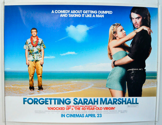 Forgetting Sarah Marshall Original British Quad Poster - Film Poster - Movie Poster 