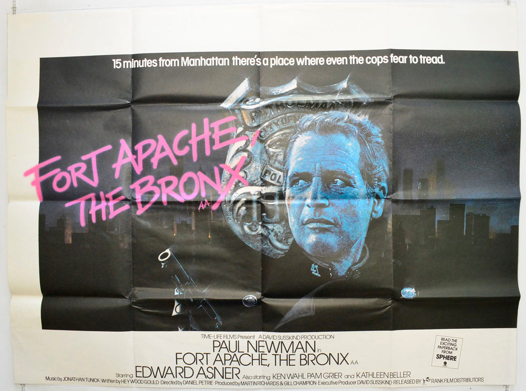 Fort Apache, The Bronx Original British Quad Poster - Film Poster - Movie Poster 