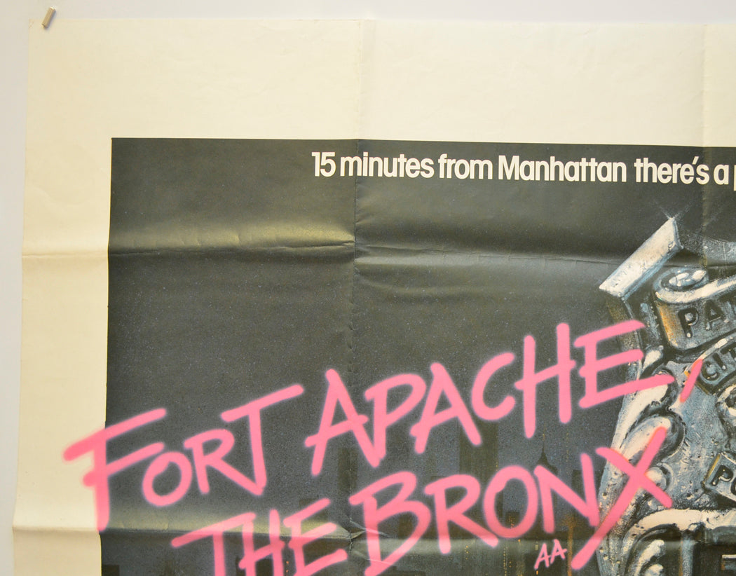 FORT APACHE THE BRONX (Top Left) Cinema Quad Movie Poster 