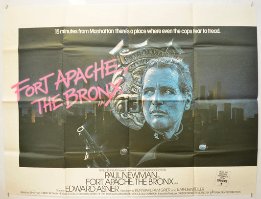 Fort Apache, The Bronx Original Quad Poster - Film Poster - Movie Poster