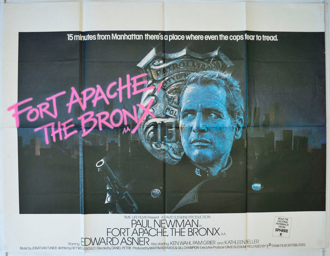 Fort Apache, The Bronx Original British Quad Poster - Movie Poster