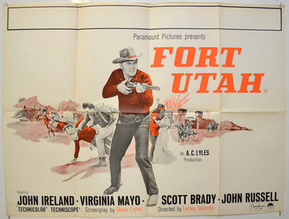 Fort Utah Original Quad Poster - Film Poster - Movie Poster