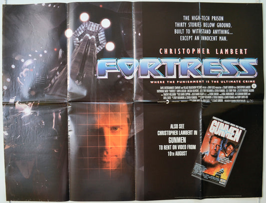 Fortress   Original Quad Poster - Film Poster - Movie Poster 