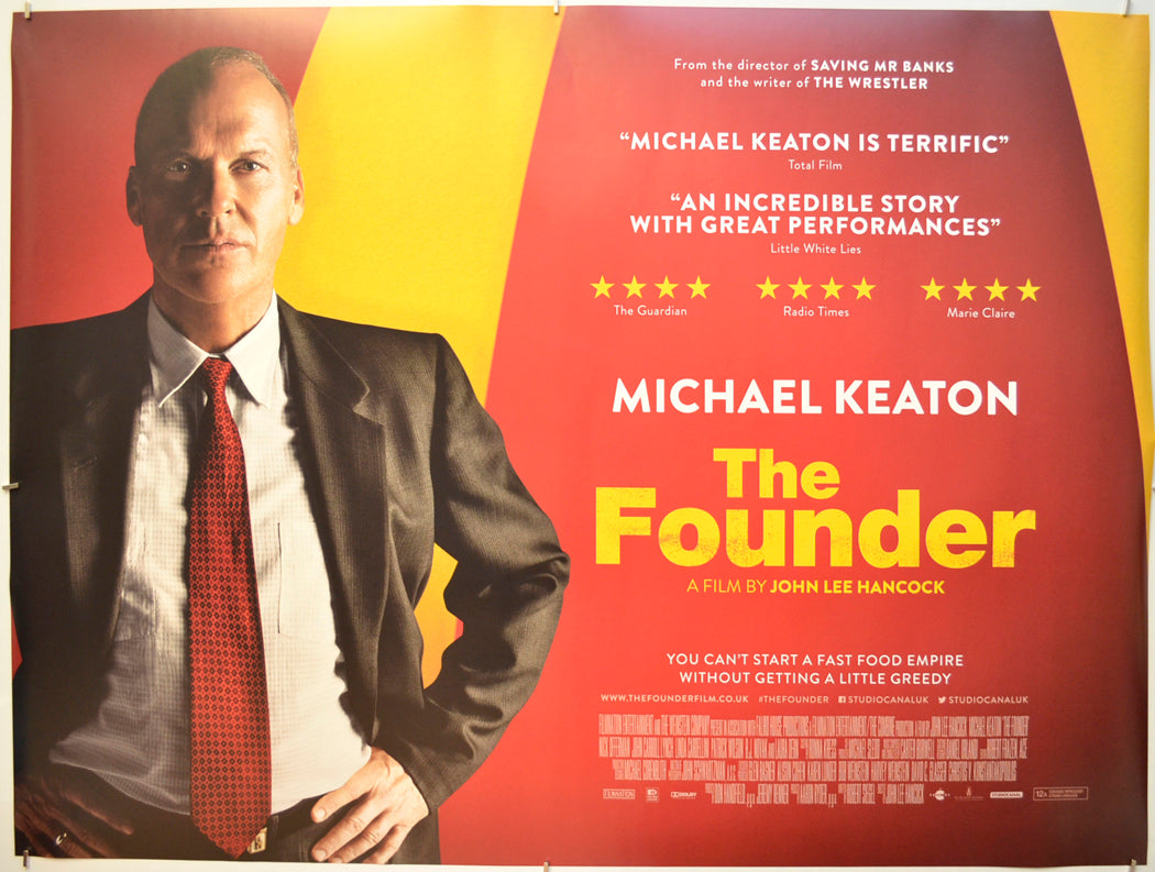 The Founder Original Quad Poster - Film Poster - Movie Poster