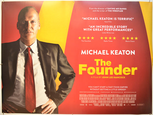 The Founder Original Quad Poster - Film Poster - Movie Poster