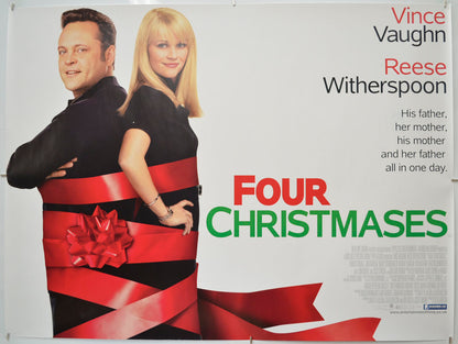 Four Christmases Original Quad Poster - Film Poster - Movie Poster