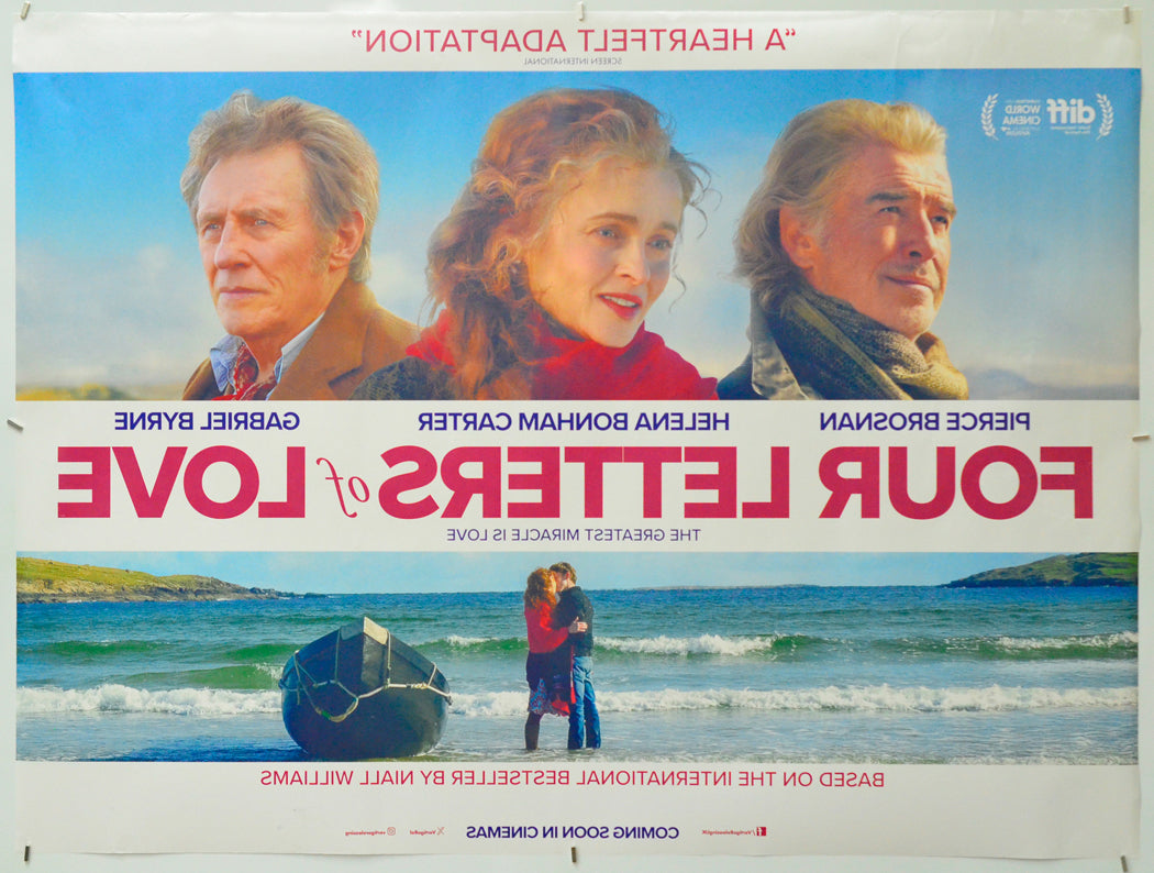 Four Letters of Love (Back) Cinema Quad Movie Poster 