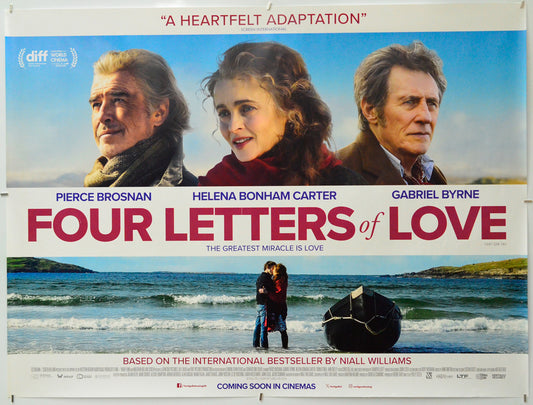 Four Letters of Love - Original Quad Poster - Film Poster - Movie Poster