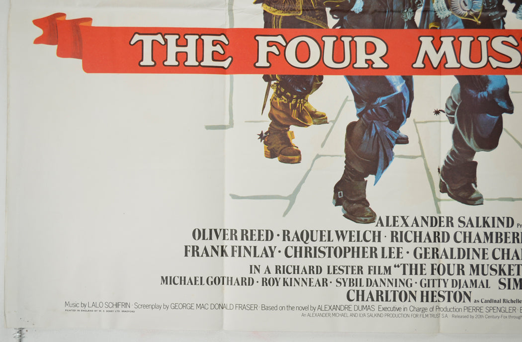 THE FOUR MUSKETEERS (Bottom Left) Cinema Quad Movie Poster 