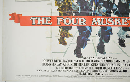 THE FOUR MUSKETEERS (Bottom Left) Cinema Quad Movie Poster 