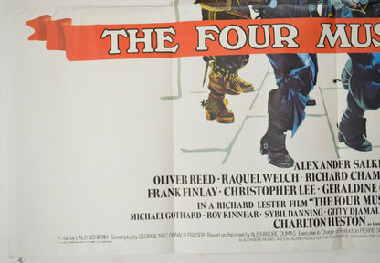 THE FOUR MUSKETEERS (Bottom Left) Cinema Quad Movie Poster 