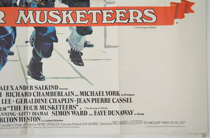 THE FOUR MUSKETEERS (Bottom Right) Cinema Quad Movie Poster 