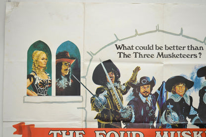 THE FOUR MUSKETEERS (Top Left) Cinema Quad Movie Poster 