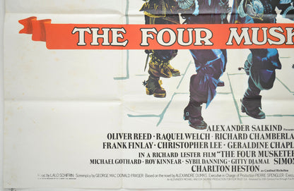 THE FOUR MUSKETEERS (Bottom Left) Cinema Quad Movie Poster 