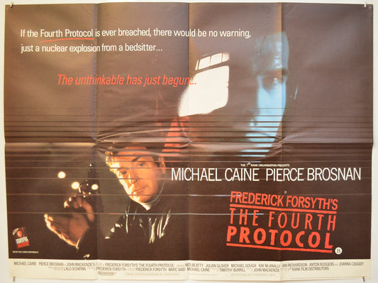 The Fourth Protocol  Original Quad Poster - Film Poster - Movie Poster