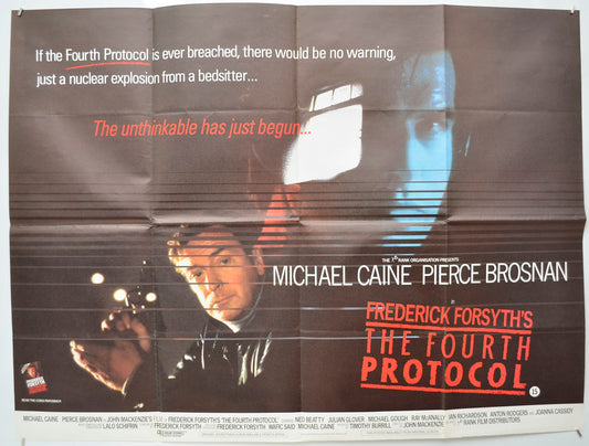 The Fourth Protocol Original Quad Poster - Film Poster - Movie Poster