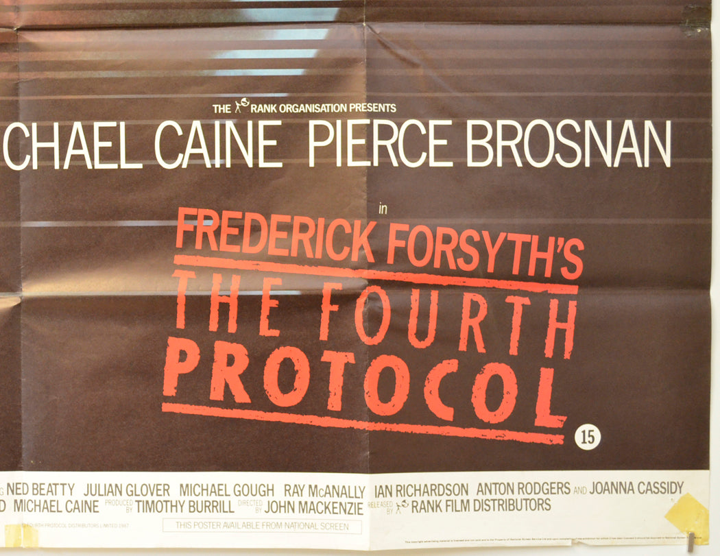 THE FOURTH PROTOCOL (Bottom Right) Cinema Quad Movie Poster 