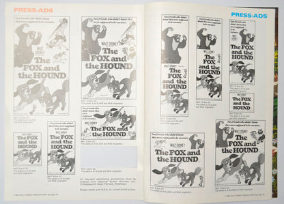 THE FOX AND THE HOUND Cinema Exhibitors Campaign Press Book - INSIDE 