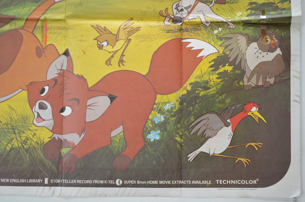 THE FOX AND THE HOUND (Bottom Right) Cinema Quad Movie Poster 