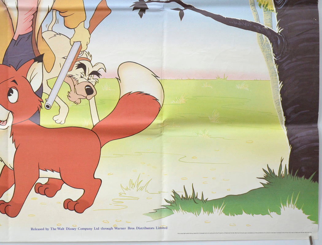 THE FOX AND THE HOUND (Bottom Right) Cinema Quad Movie Poster 