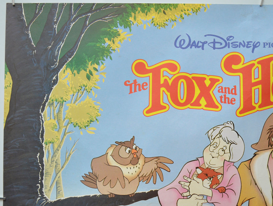 THE FOX AND THE HOUND (Top Left) Cinema Quad Movie Poster 