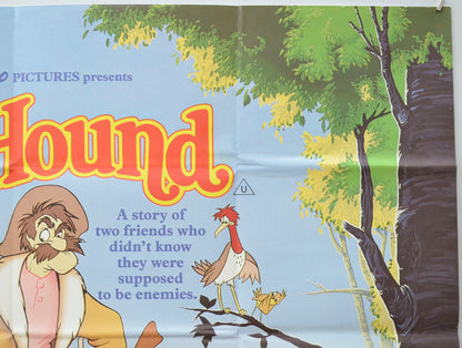 THE FOX AND THE HOUND (Top Right) Cinema Quad Movie Poster 