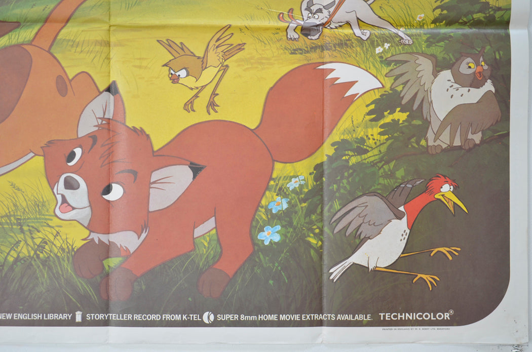 THE FOX AND THE HOUND (Bottom Right) Cinema Quad Movie Poster 