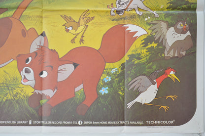 THE FOX AND THE HOUND (Bottom Right) Cinema Quad Movie Poster 