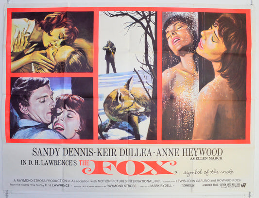 The Fox  Original British Quad Poster - Film Poster - Movie Poster 