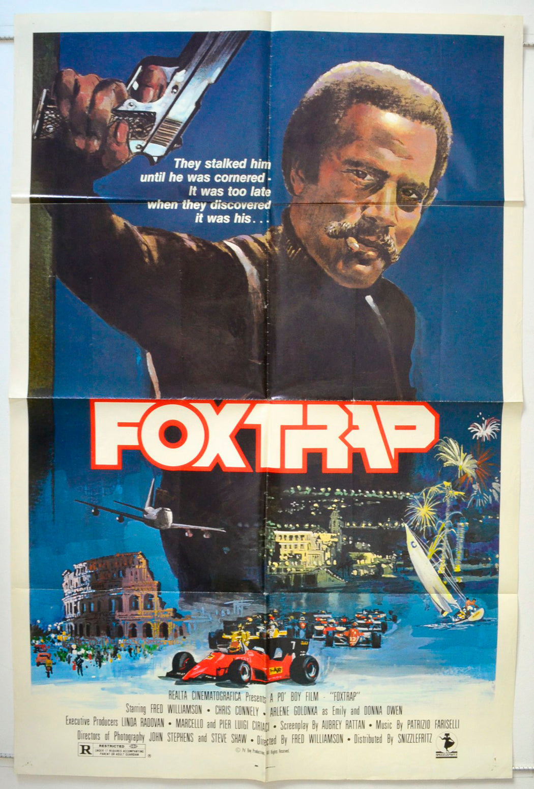 Fosstrap “Foxtrap” Original One Sheet Poster - Movie Poster – pastposters