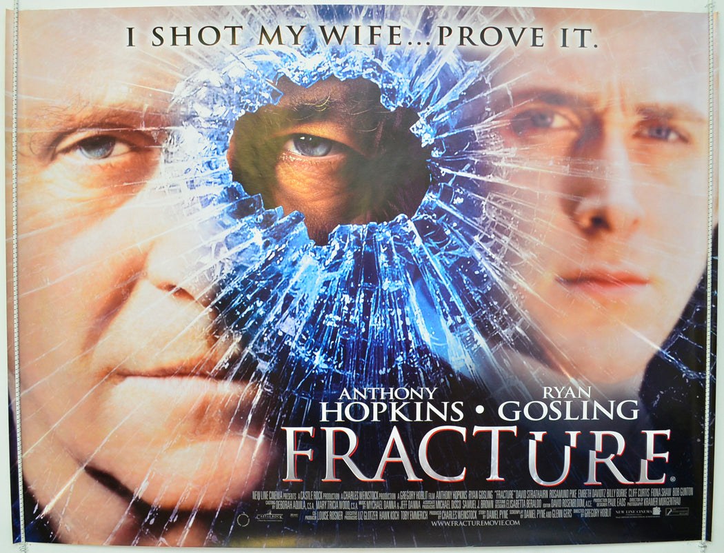 Fracture Original Quad Poster - Film Poster - Movie Poster  