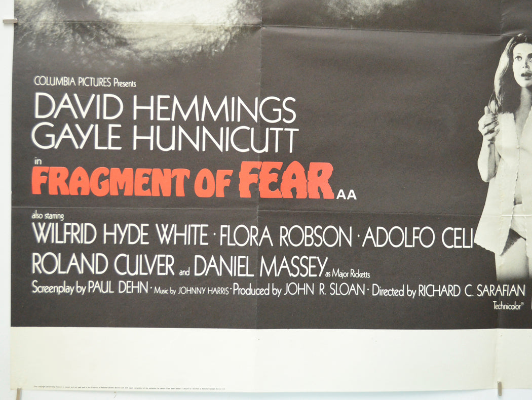 FRAGMENT OF FEAR / LOVING (Bottom Left) Cinema Quad Movie Poster 