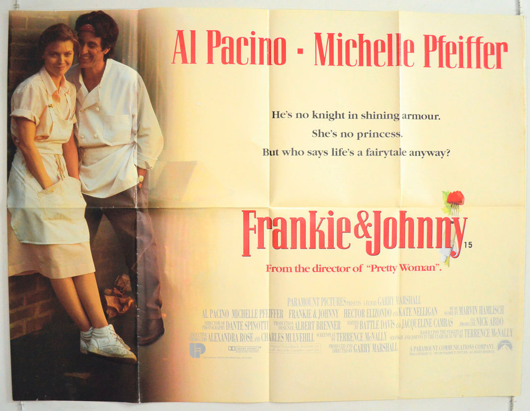 Frankie And Johnny Original British Quad Poster - Film Poster - Movie Poster 