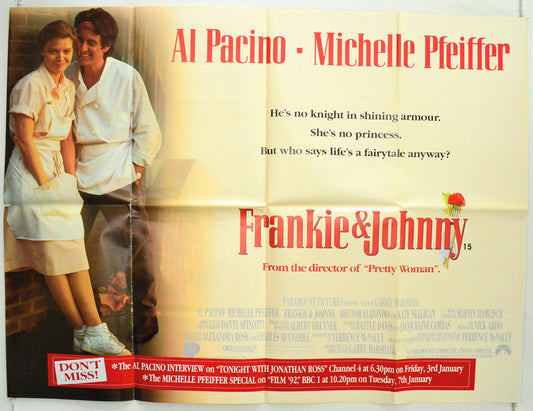 Frankie And Johnny Original British Quad Poster - Film Poster - Movie Poster 